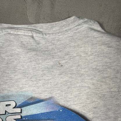 Y2K Star Wars Episode The Phantom Menace Grey Tee Size XL USED v16674