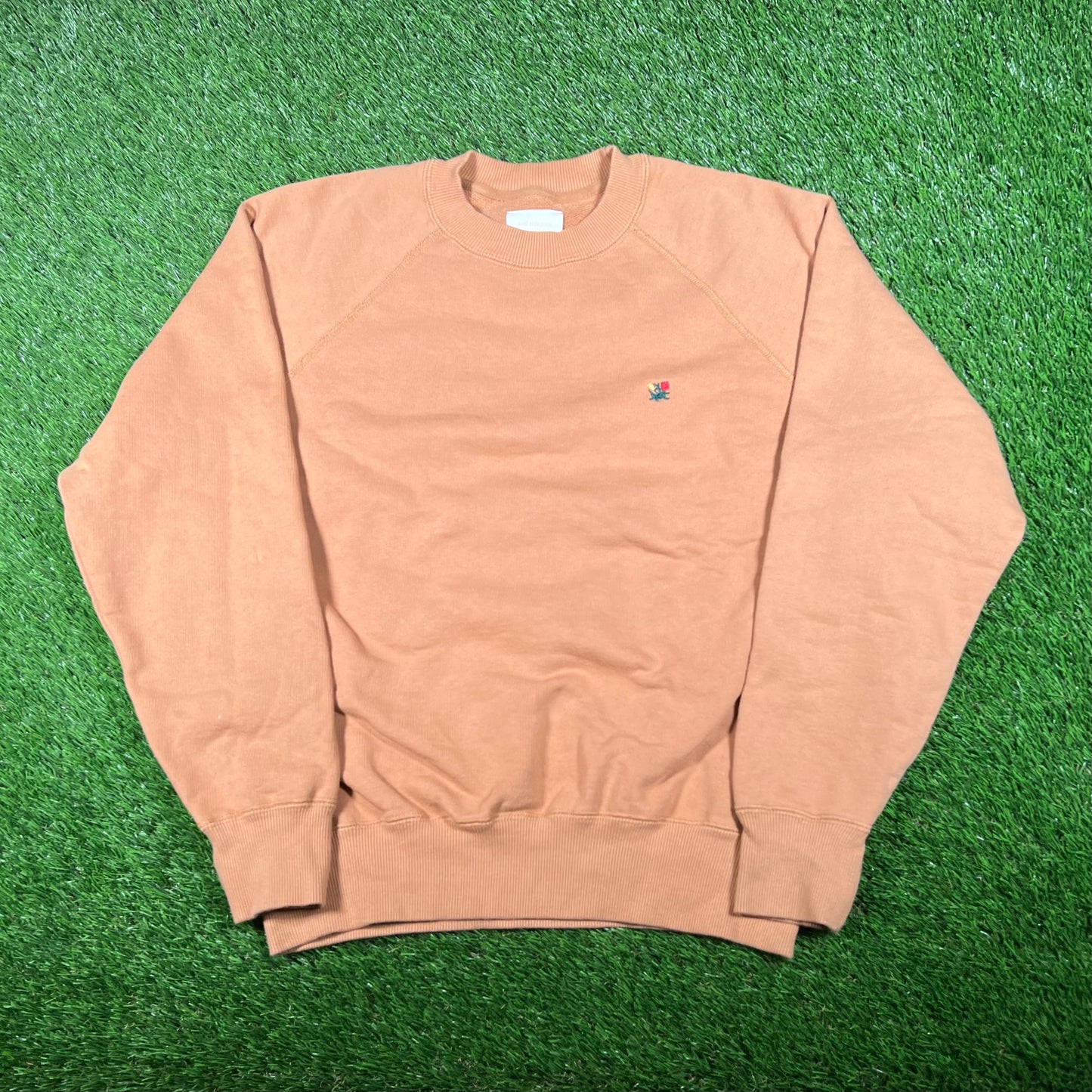 Aime Leon Dore ALD Flower Brown Crewneck Size Medium USED x15642