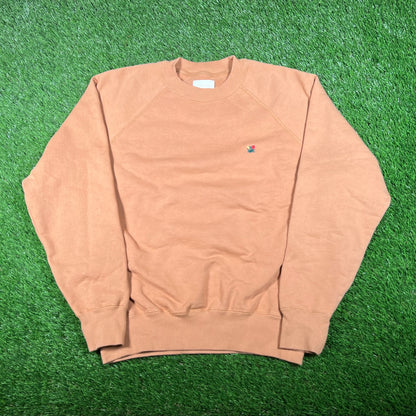Aime Leon Dore ALD Flower Brown Crewneck Size Medium USED x15642