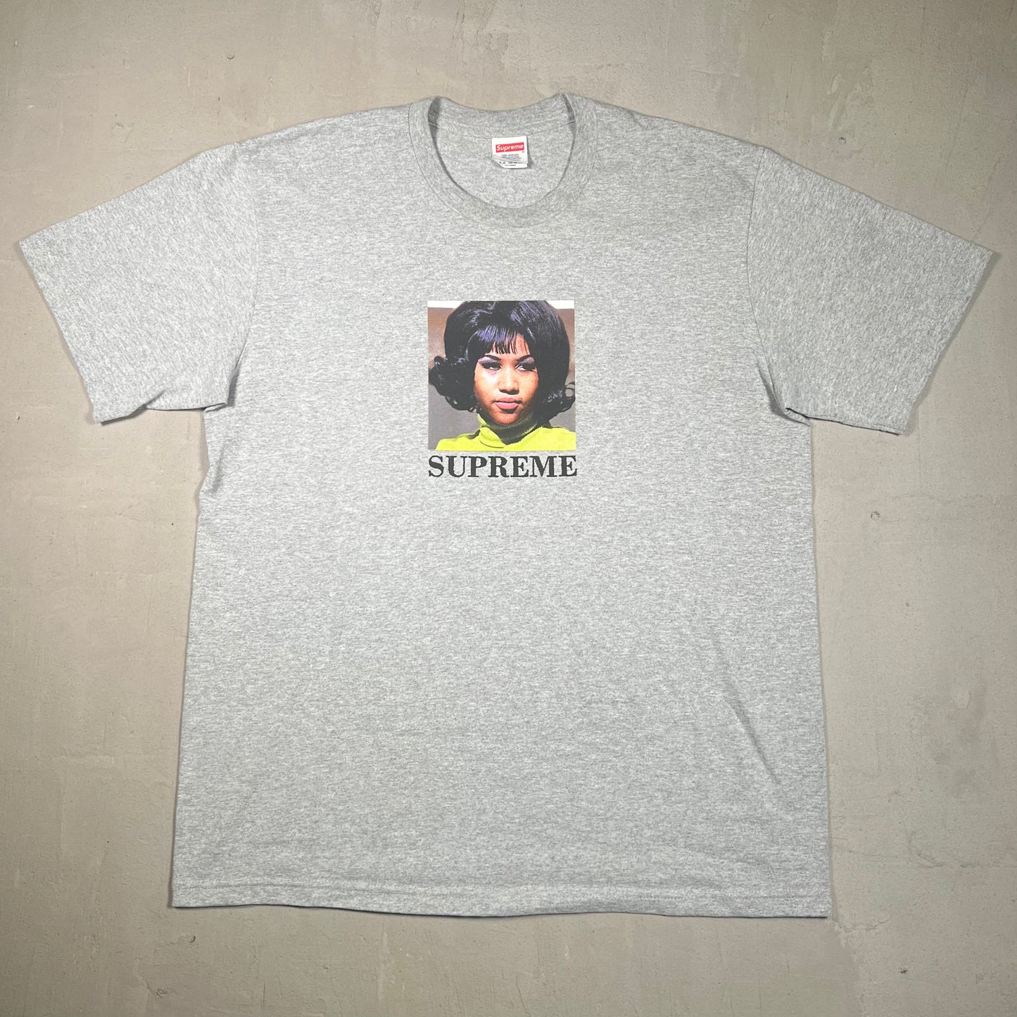Supreme Aretha Franklin Grey Tee (2026) Size Medium USED x17440
