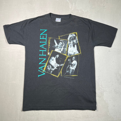 1988 Van Halen OU812 World Tour Black Tee Size XL USED v16049