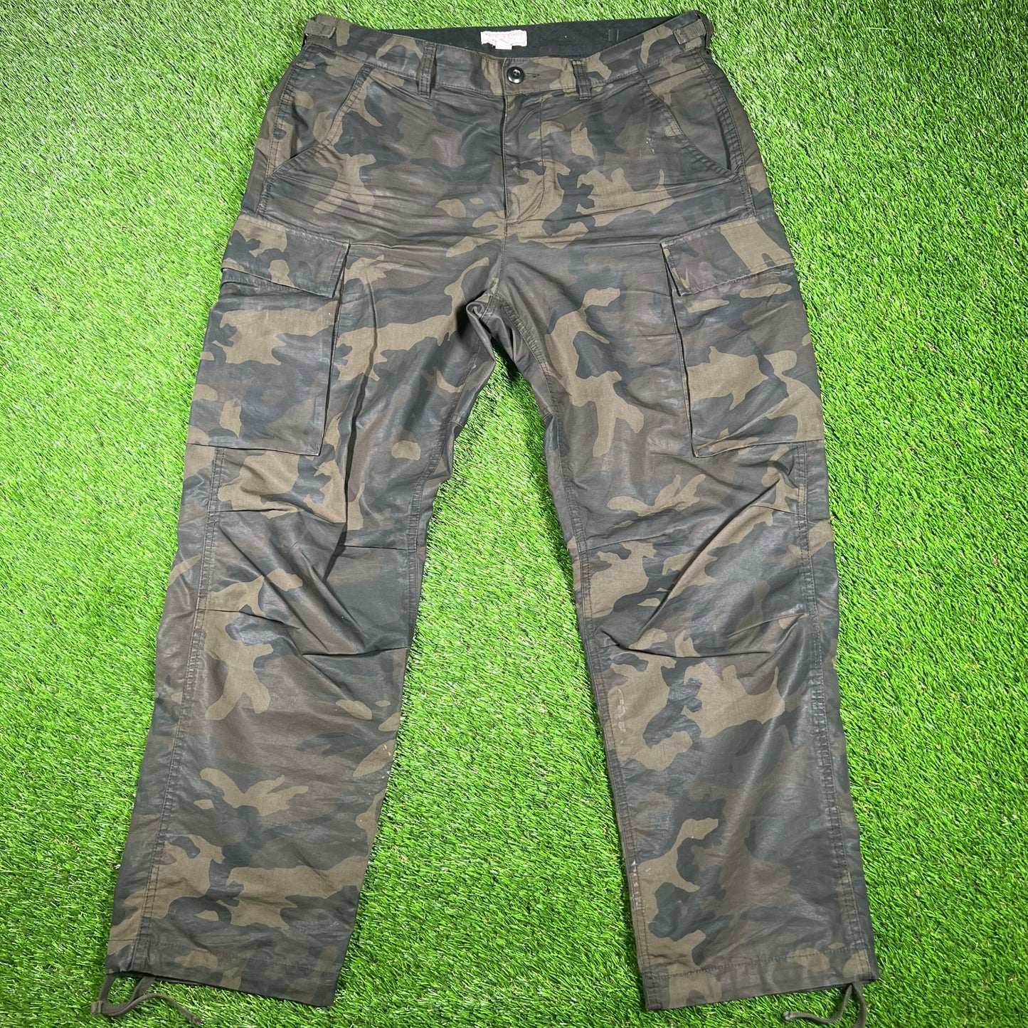 J.Crew x Wallace Barnes Dark Camo Cargo Pants Size 33 USED v17060