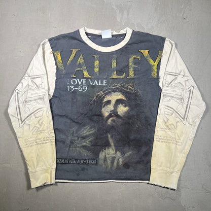 Vale Forever Vale 13-69 Grey/Tan Longsleeve Size Small USED x17373