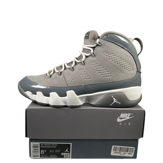 Jordan 9 Cool Grey (2025) Size 8.5 USED s18406