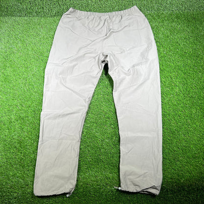 Fear of God FOG Essentials Stone Nylon Track Pants Size XXL USED x14718