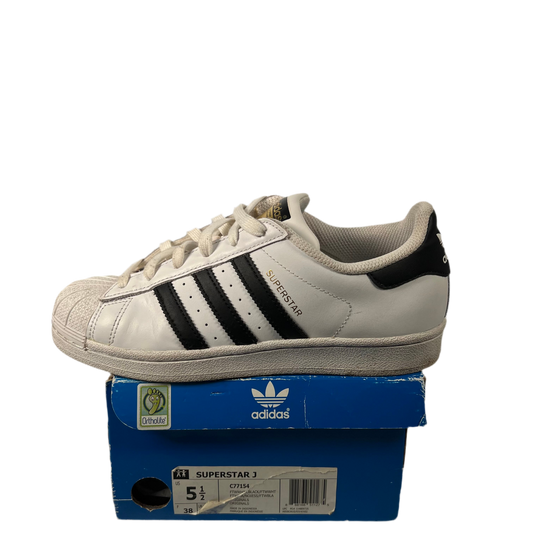 Adidas Superstar White Size 5.5 USED s17323