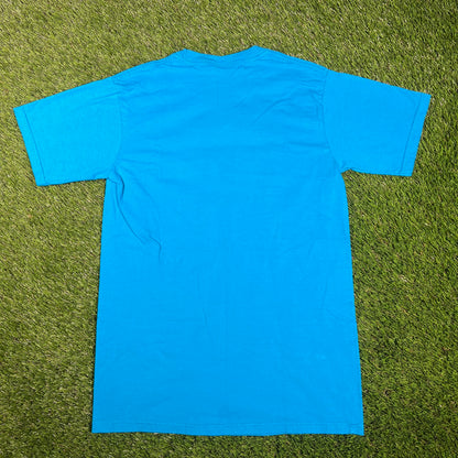 1991 Harley Davidson Punta Cana Blue Tee Size Small USED v17424