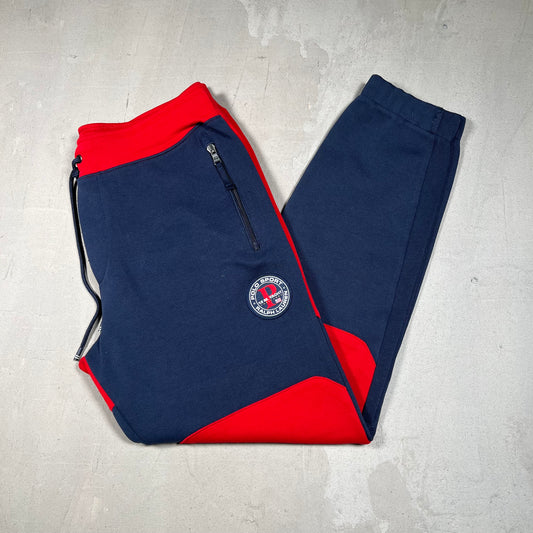 Polo Sport Ralph Lauren Navy/Red Track Pants Size Small USED v19035