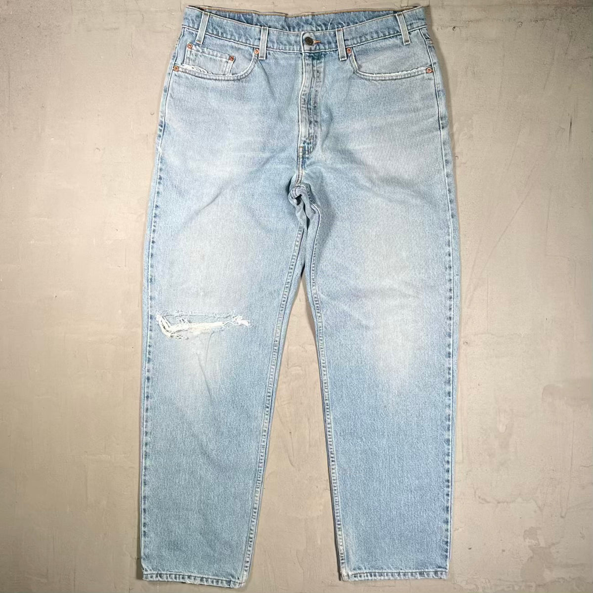 Y2K Levi's 550 Blue Denim Jeans Size 38 USED v20435