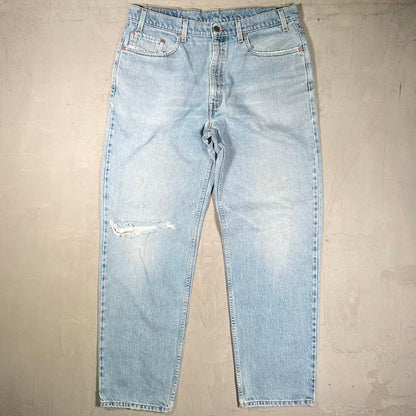 Y2K Levi's 550 Blue Denim Jeans Size 38 USED v20435