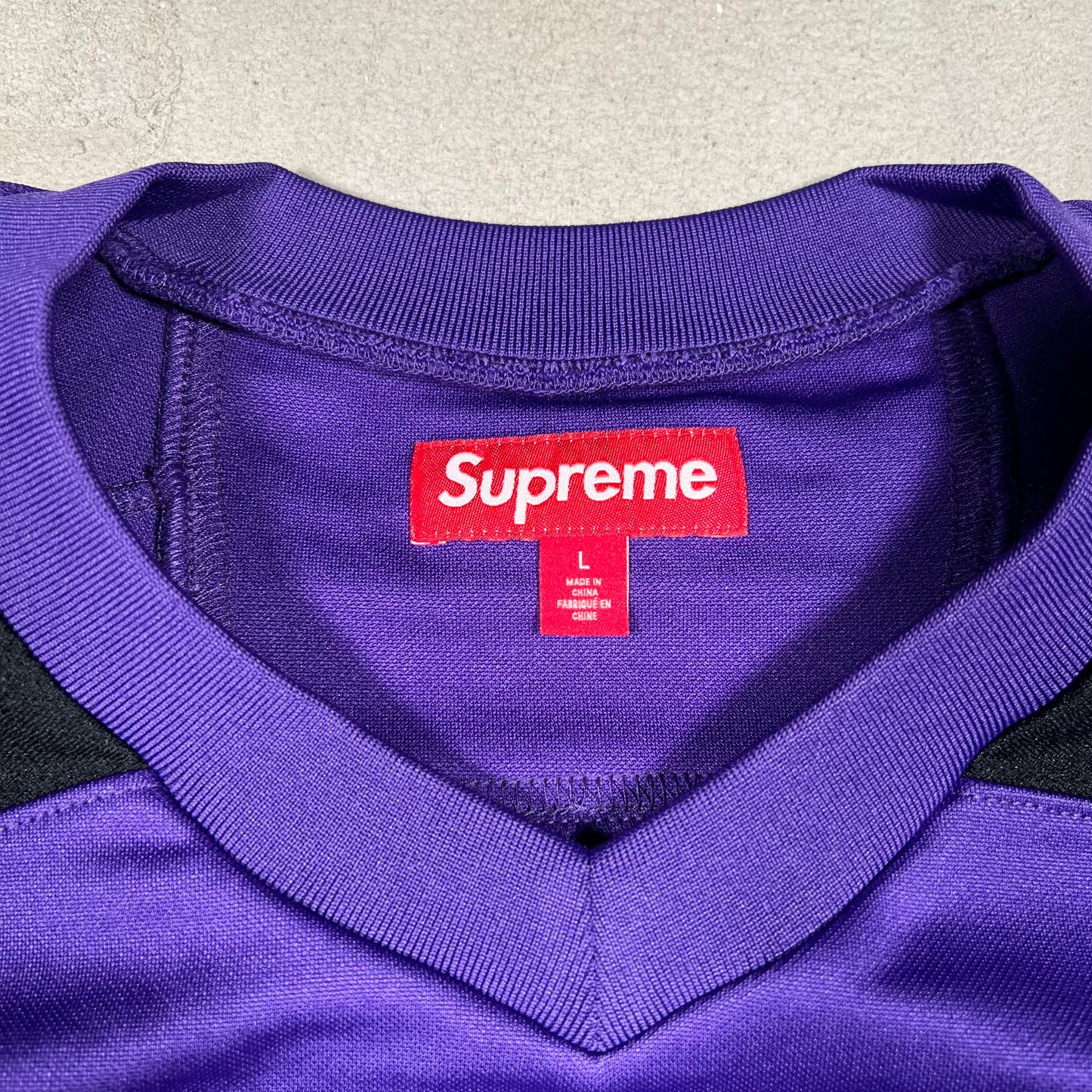 Supreme Misfits Purple Hockey Jersey Size Large NEW x17423