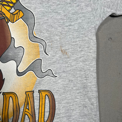 1994 Dad Taz Bar-B-Q-Narian Grey Tee Size XL USED v19259