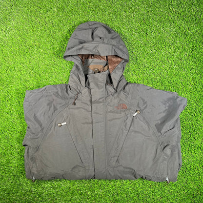 North Face Recco Light Grey Jacket Size XL USED v17783