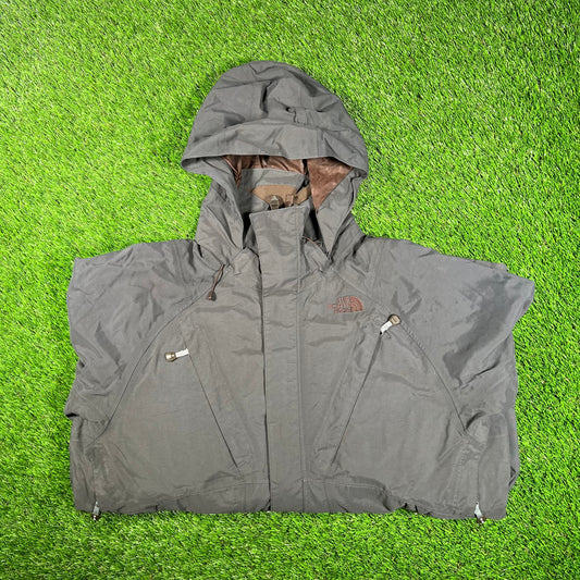North Face Recco Light Grey Jacket Size XL USED v17783