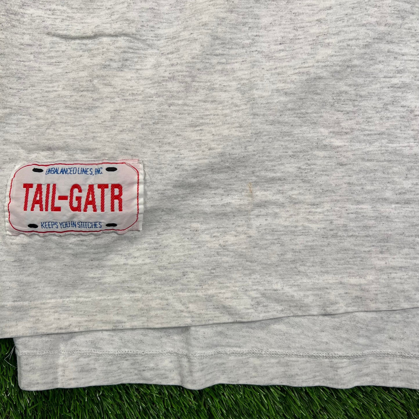 1990s Denver Broncos "Tailgate Team" Grey Tee Size XL USED v18484