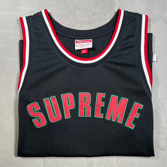 Supreme Mitchell & Ness Basketball Jersey Black (2021) Size XL USED x18385