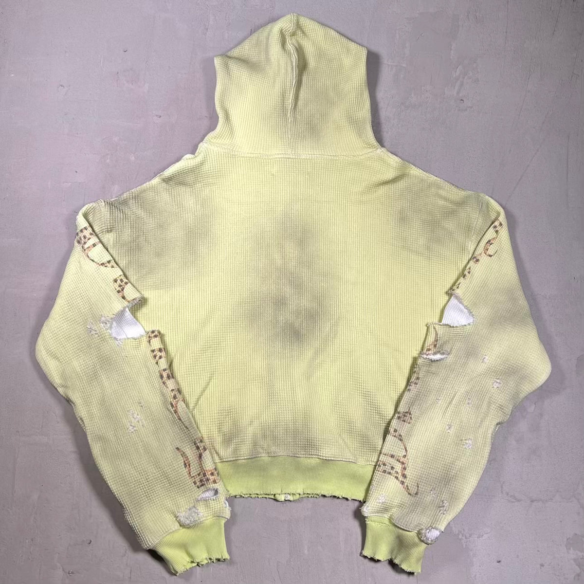 Vale Glitch Thermal Zip Up Hoodie Size Large NEW x18509