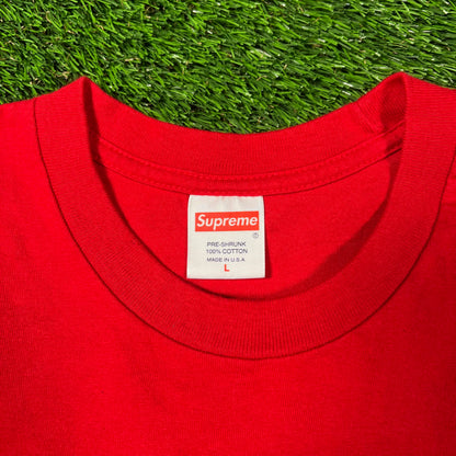 Supreme Hardware Tee Red (2018) Size Large USED x16694