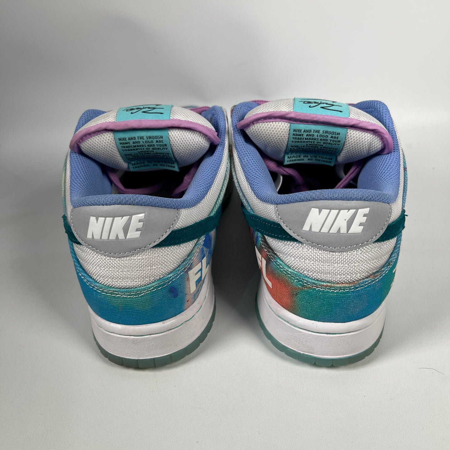 Nike SB Dunk Low Futura Lab Bleached Aqua (2024) Size 11.5 USED s18834