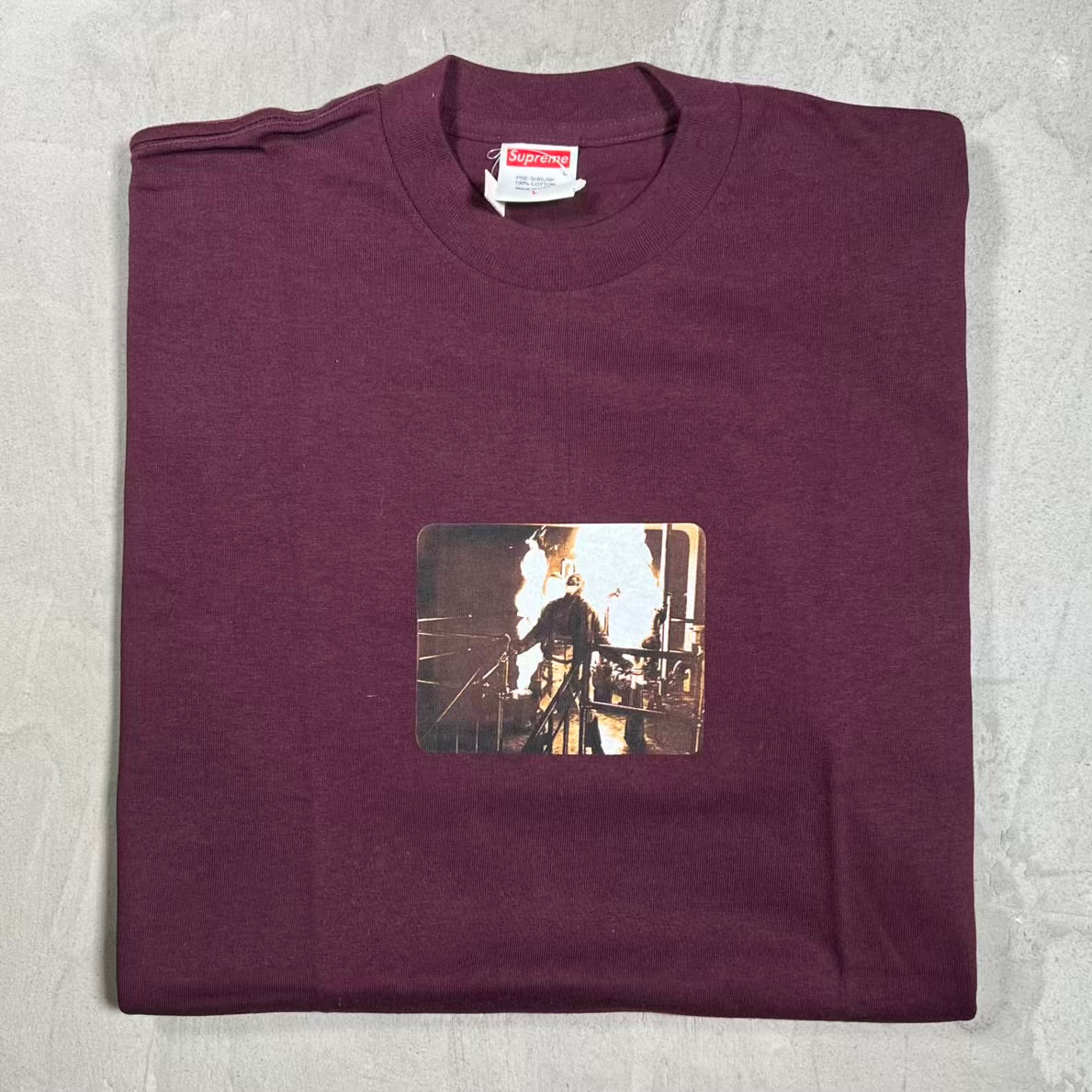 Supreme SSUR Top of The World (1999) Rust Purple Tee Size Large NEW x18541
