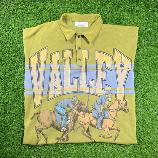 Vale "Valley" Green Horse Polo Size XXL USED x16529
