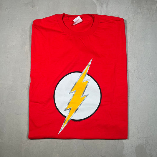 1990s DC Comics Flash Red Tee Size XL USED v18301