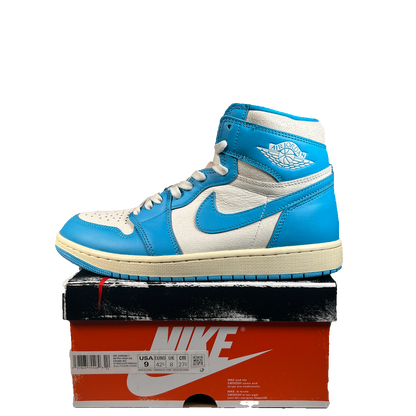 Jordan 1 High UNC Reimagined (2025) Size 9 USED s22976