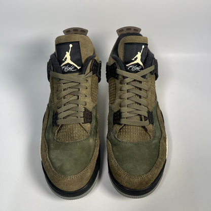Jordan 4 Craft Medium Olive (2023) Size 10.5 USED s17544