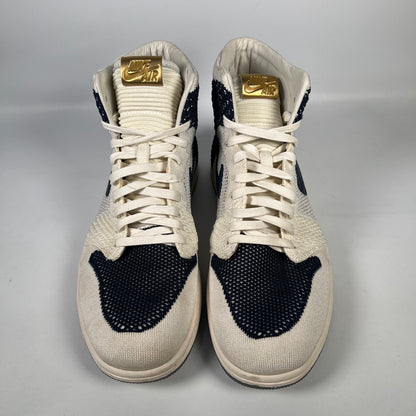 Jordan 1 High Flyknit Derek Jeter RE2PECT (2017) Size 11 USED s19440