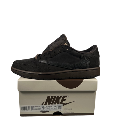 Jordan 1 Low Travis Scott Velvet Brown (2024) Size 8.5 NEW s18655