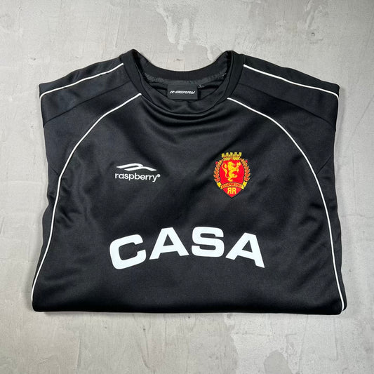 GV Gallery Raspberry Hills "CASA" Black Jersey Size Large USED x18676