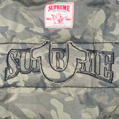 Supreme True Religion Puffer Jacket Olive Camo (2025) Size Large USED x17186