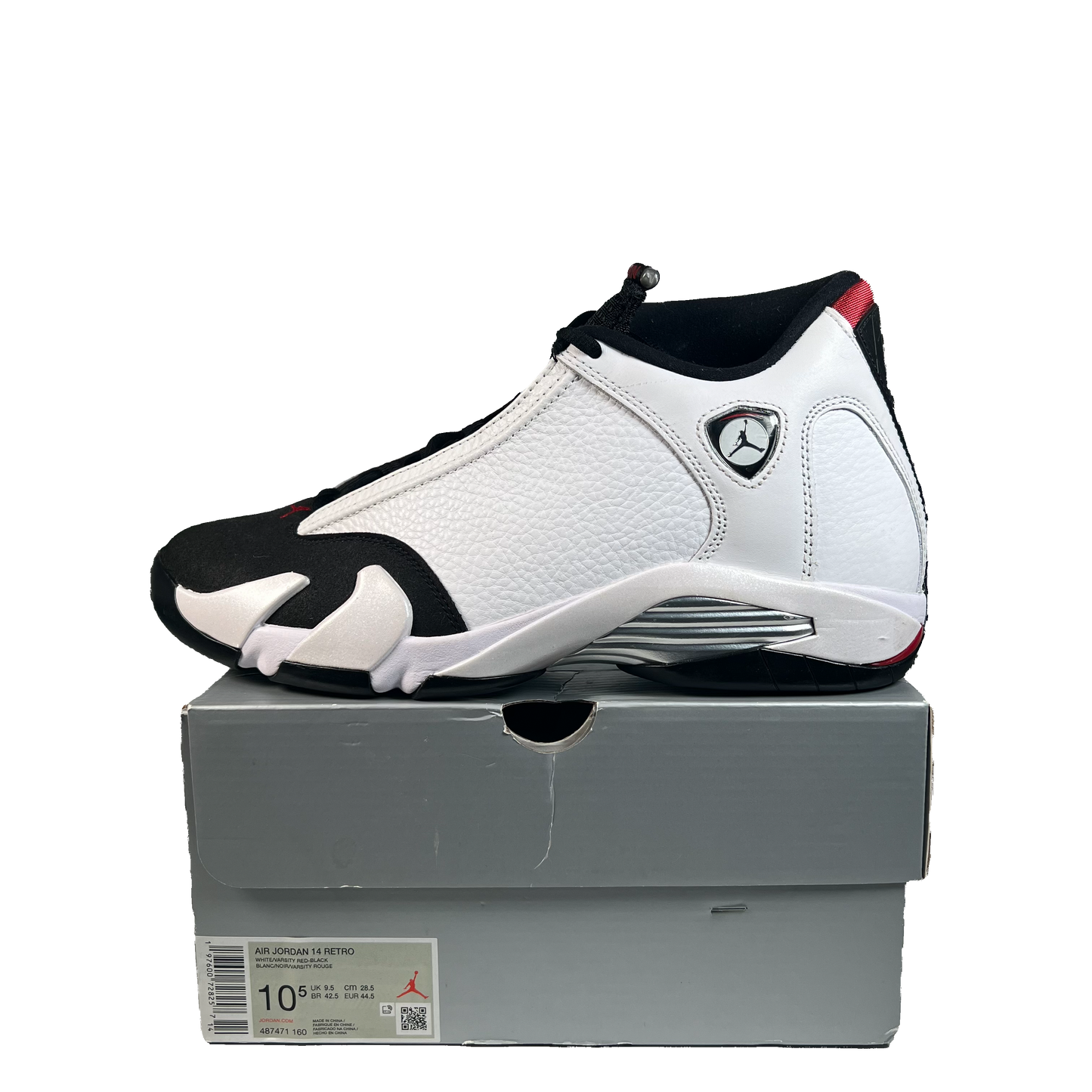 Jordan 14 Black Toe (2024) Size 10.5 USED s22027