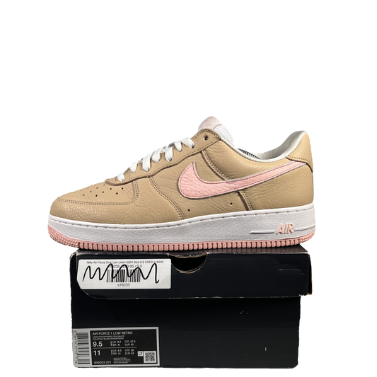 Nike Air Force One Low Linen (2024) Size 9.5 USED s19963