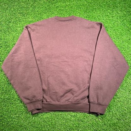 Los Angeles Apparel Brown Heavyweight Crewneck Size Large USED x16505