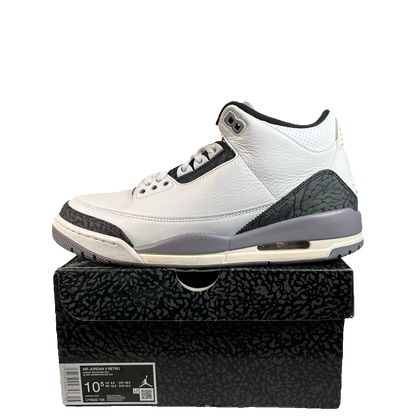 Jordan 3 Retro Cement Grey (2024) Size 10.5 USED S22929