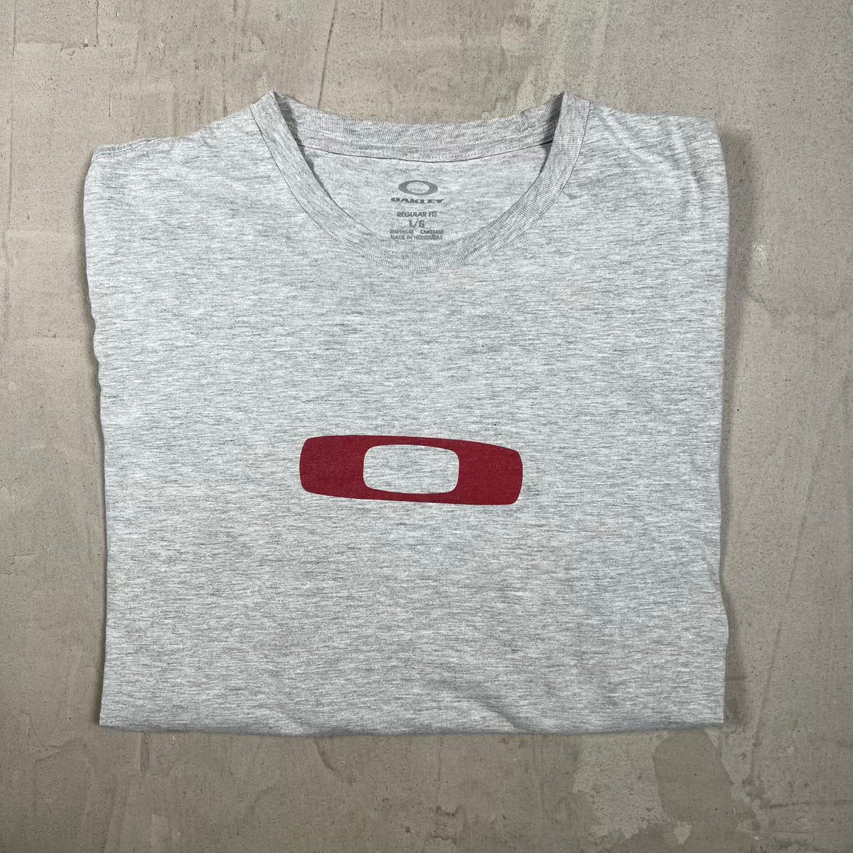 Oakley Grey Logo Longsleeve Size Large USED v20312