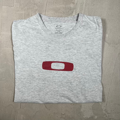 Oakley Grey Logo Longsleeve Size Large USED v20312