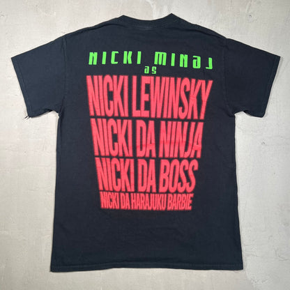 Nicki Minaj Beam Me Up Scotty Black Tee Size Medium USED x17215