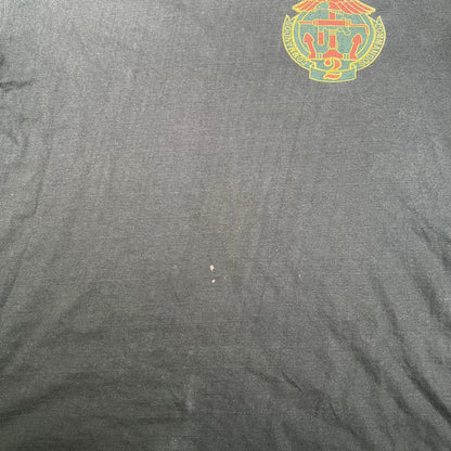 1990s Commandos 2 Black Tee Size Large USED v17757