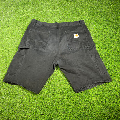 Carhartt WIP Black Shorts Size 36 USED v16567