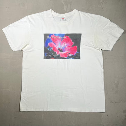 Supreme Yohji Yamamoto This Was Tomorrow White Tee Size Large USED x18493