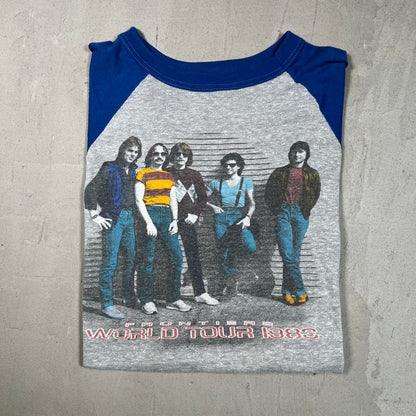 1983 Journey Frontiers Alien Grey/Blue Baseball Tee Size Medium USED v16630