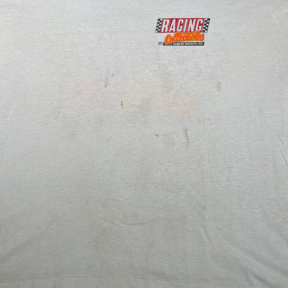 1990s Racing Collectibles White Logo Tee Size XXL USED v17344