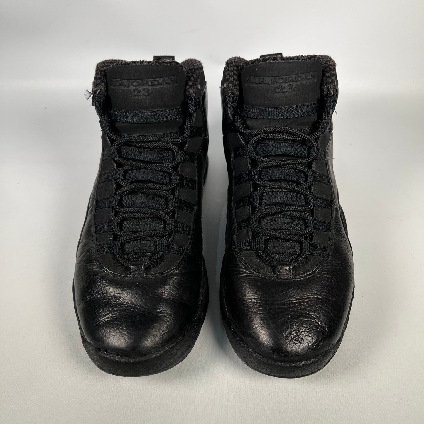 Jordan 10 Blackout (2005) Size 8.5 USED (WEAR AT OWN RISK) s18235