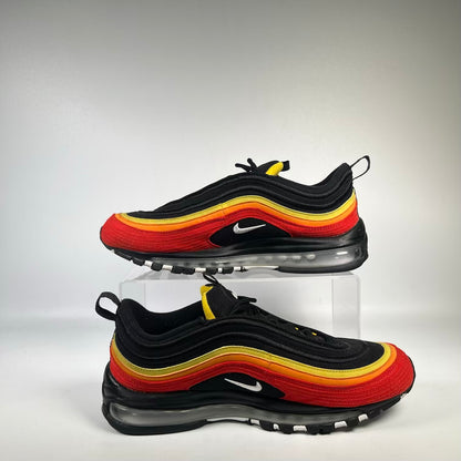Nike Air Max 97 Black Chile Red Magma Orange (2020) Size 10 USED s23740
