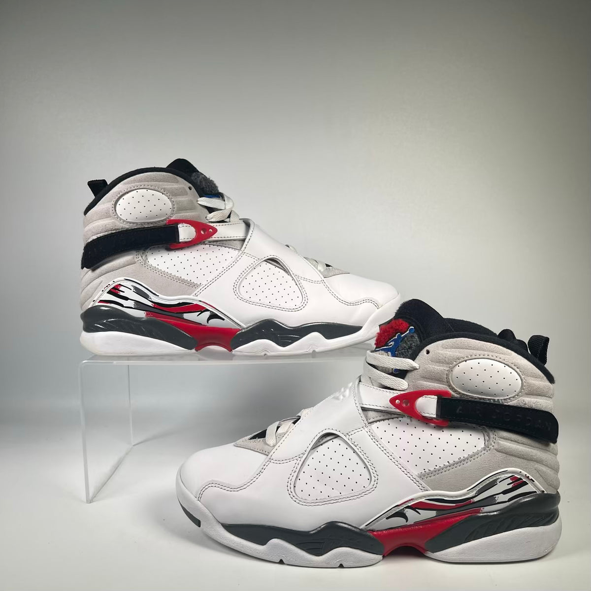 Jordan 8 White True Red (2025) Size 8.5 USED s23773