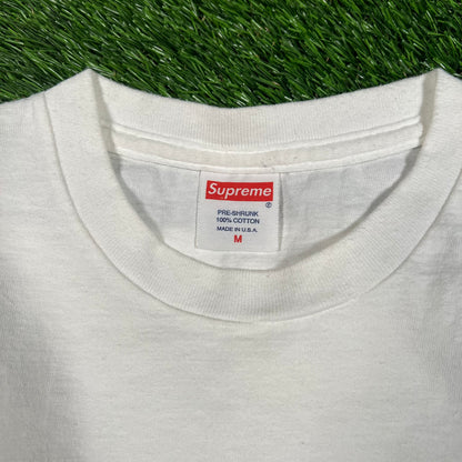 Supreme A.P.C White Bondage Legs Tee (2009) Size Medium USED x15816