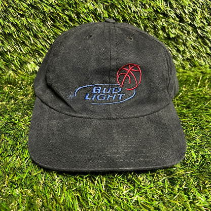 1990s Bud Light Navy Promo Hat USED v16315