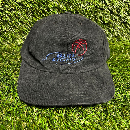 1990s Bud Light Navy Promo Hat USED v16315